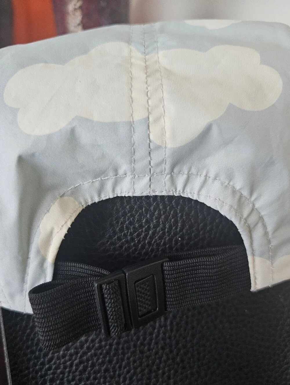 Oii Cloud Pattern Camper Hat Blue 5-Panel Camp Cap Streetwear - OS